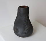 Black Lava Vase by Anna Shipulina Ceramics