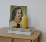 Matte Yellow Vase