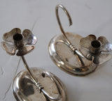 Vintage Clover Candle Holders | Set of 2