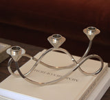 Vintage Chrome Candelabra