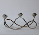 Vintage Chrome Candelabra