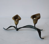 Vintage Verdigris Candle Holder