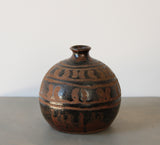 Vintage Motif Bud Vase