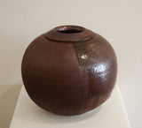 Large Round Ceramic Vase