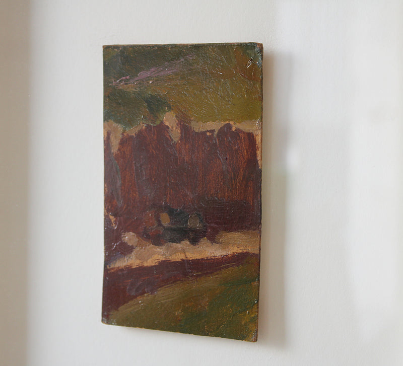 Vintage Expressionist Landscape