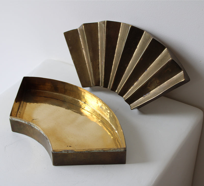 Vintage Art Deco Brass Box