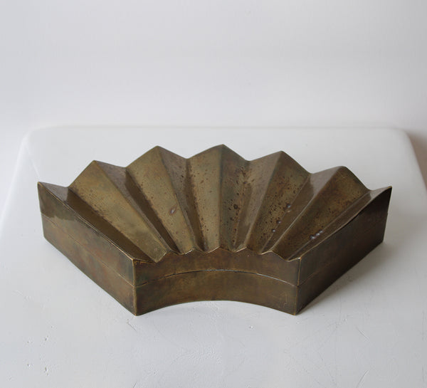 Vintage Art Deco Brass Box