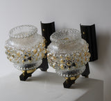 Vintage Bubble Sconces | Set of 2