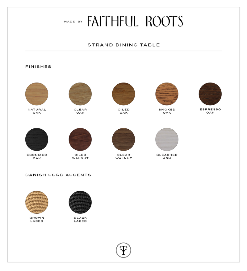 Strand Dining Table – Faithful Roots
