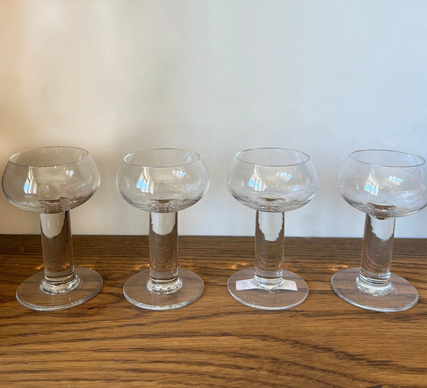 Vintage Coupe Glasses | Set of 4