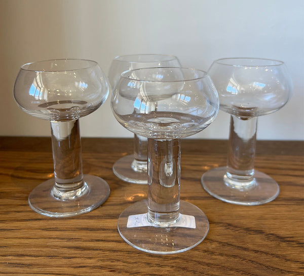 Vintage Coupe Glasses | Set of 4