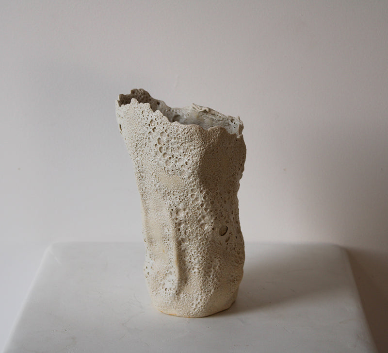 Crater Vase by Carrie Cramer