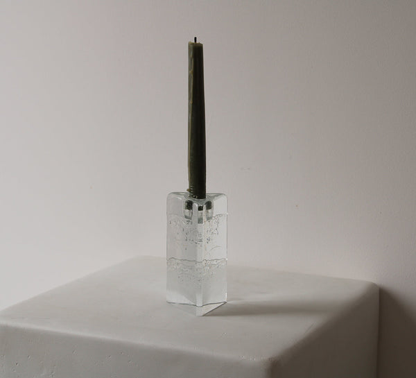 Vintage Pressed Glass Candlestick