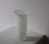 Vintage Art Glass Fluted Vase