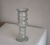 Vintage Crinkle Art Glass Vase