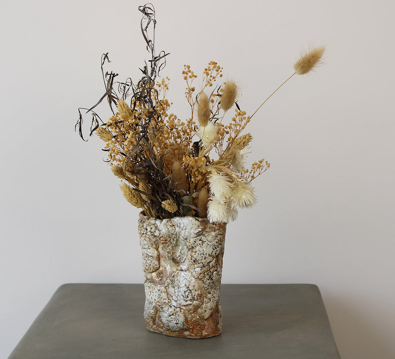 Vintage Crushed Vase