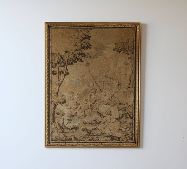 Antique Tapestry with New Frame