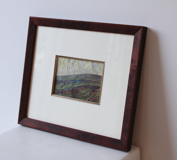 Vintage Oil Painting "Spring Field"