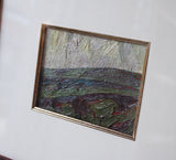 Vintage Oil Painting "Spring Field"