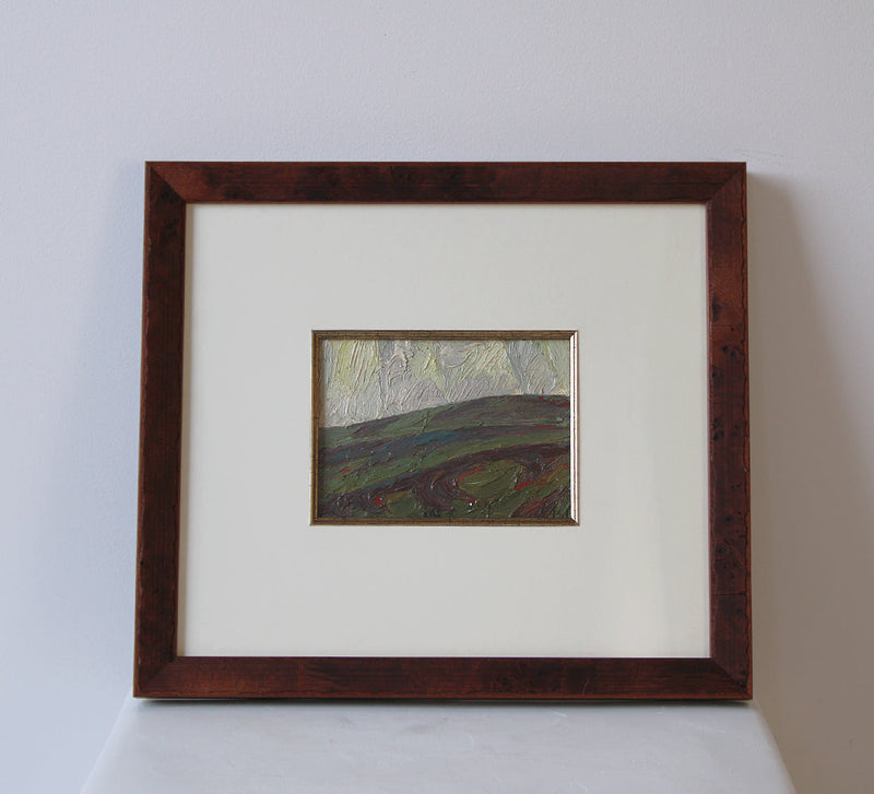 Vintage Oil Painting "Spring Field"