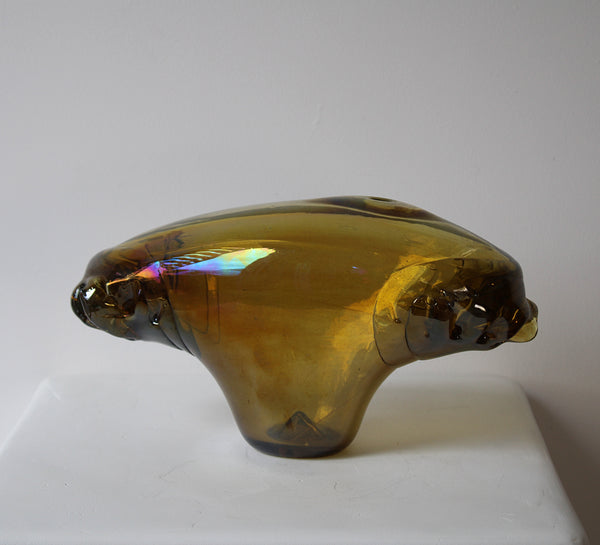Vintage Abstract Sculpture Vase