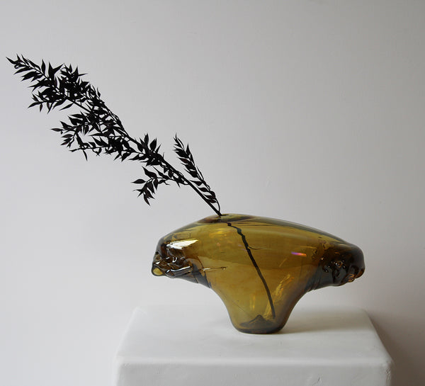 Vintage Abstract Sculpture Vase