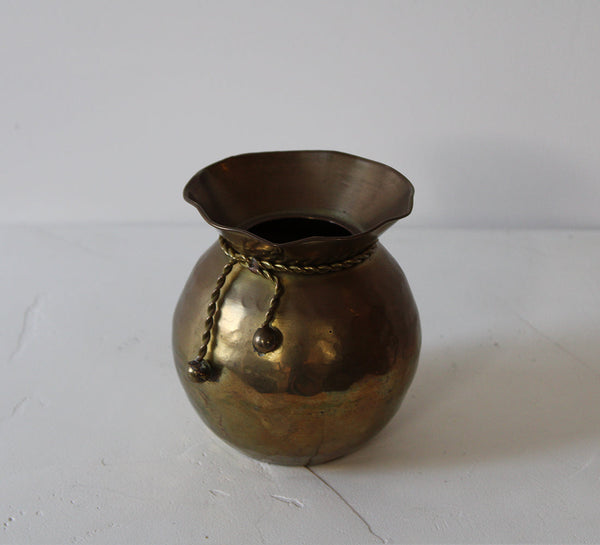 Vintage Brass Pot