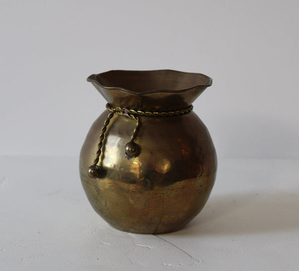 Vintage Brass Pot