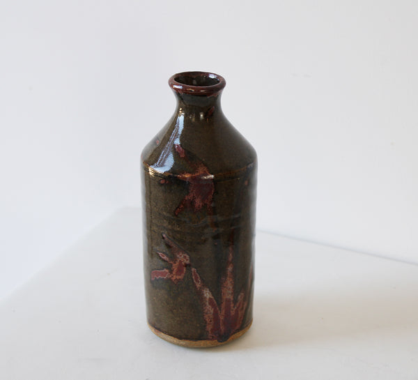 Vintage Floral Studio Pottery Vase