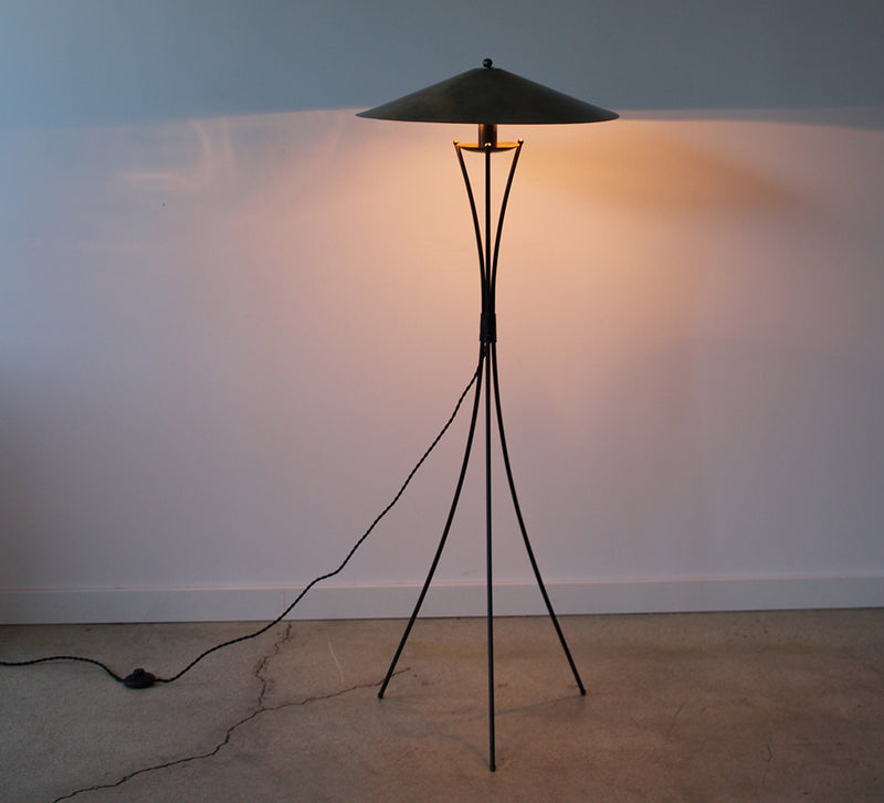 Vintage Metal Floor Lamp
