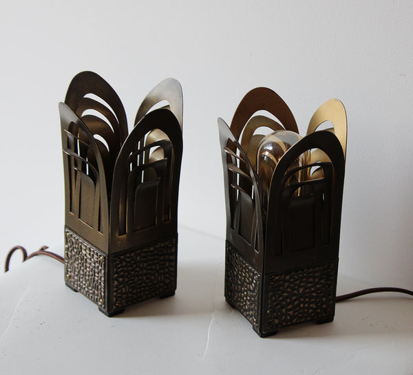 Vintage Art Deco Table Lamps | Set of 2