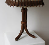 Vintage Bamboo Table Lamp