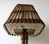 Vintage Bamboo Table Lamp
