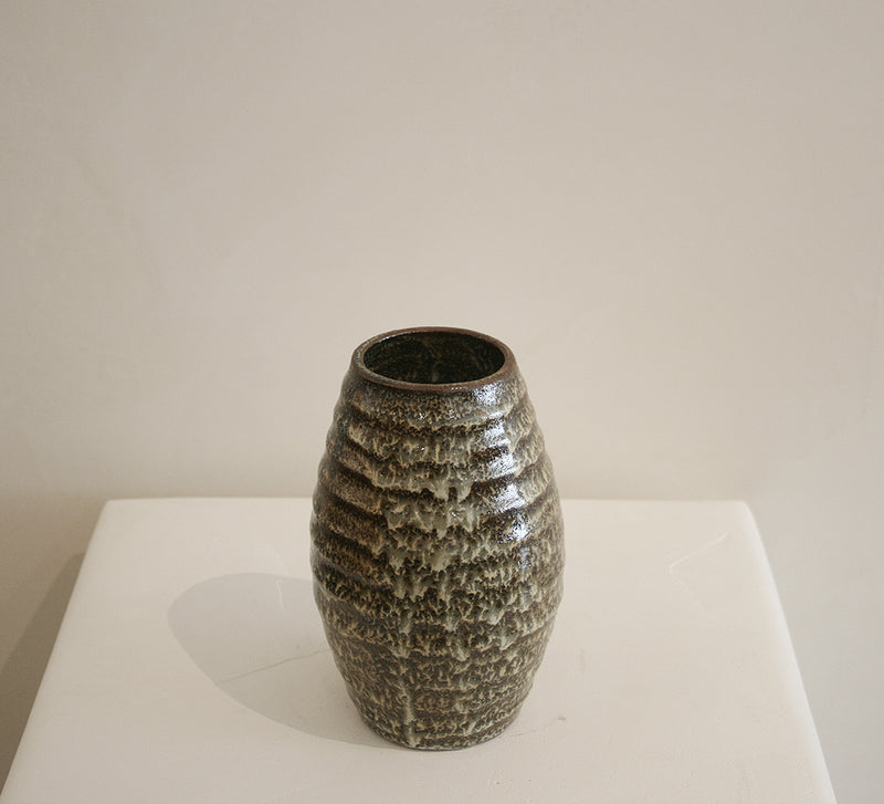 Green Drip Vase