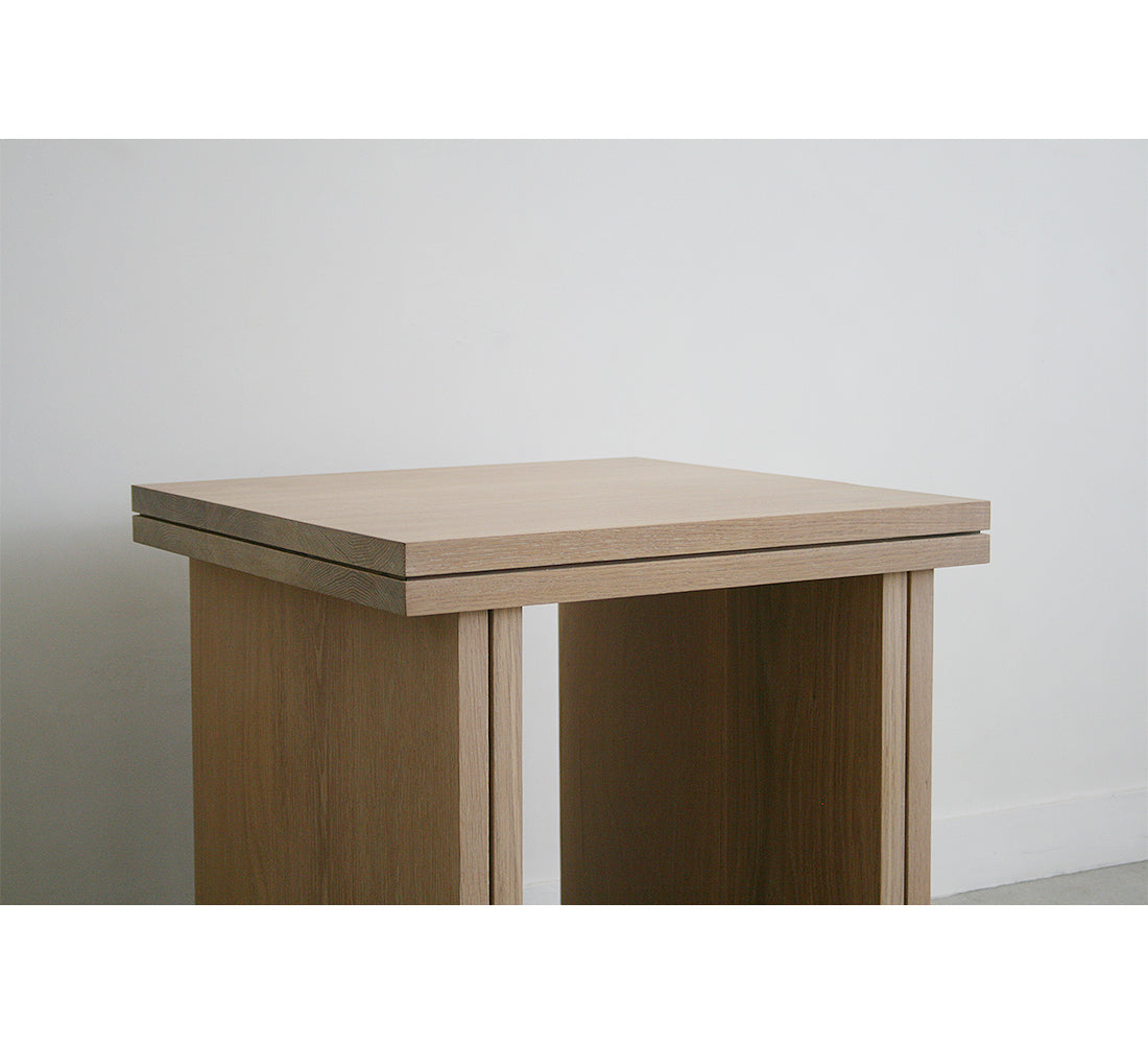 Pei Side Table – White Oak