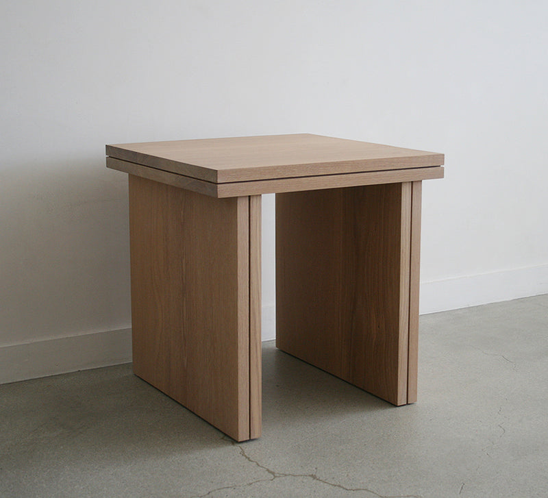 Pei Side Table – White Oak